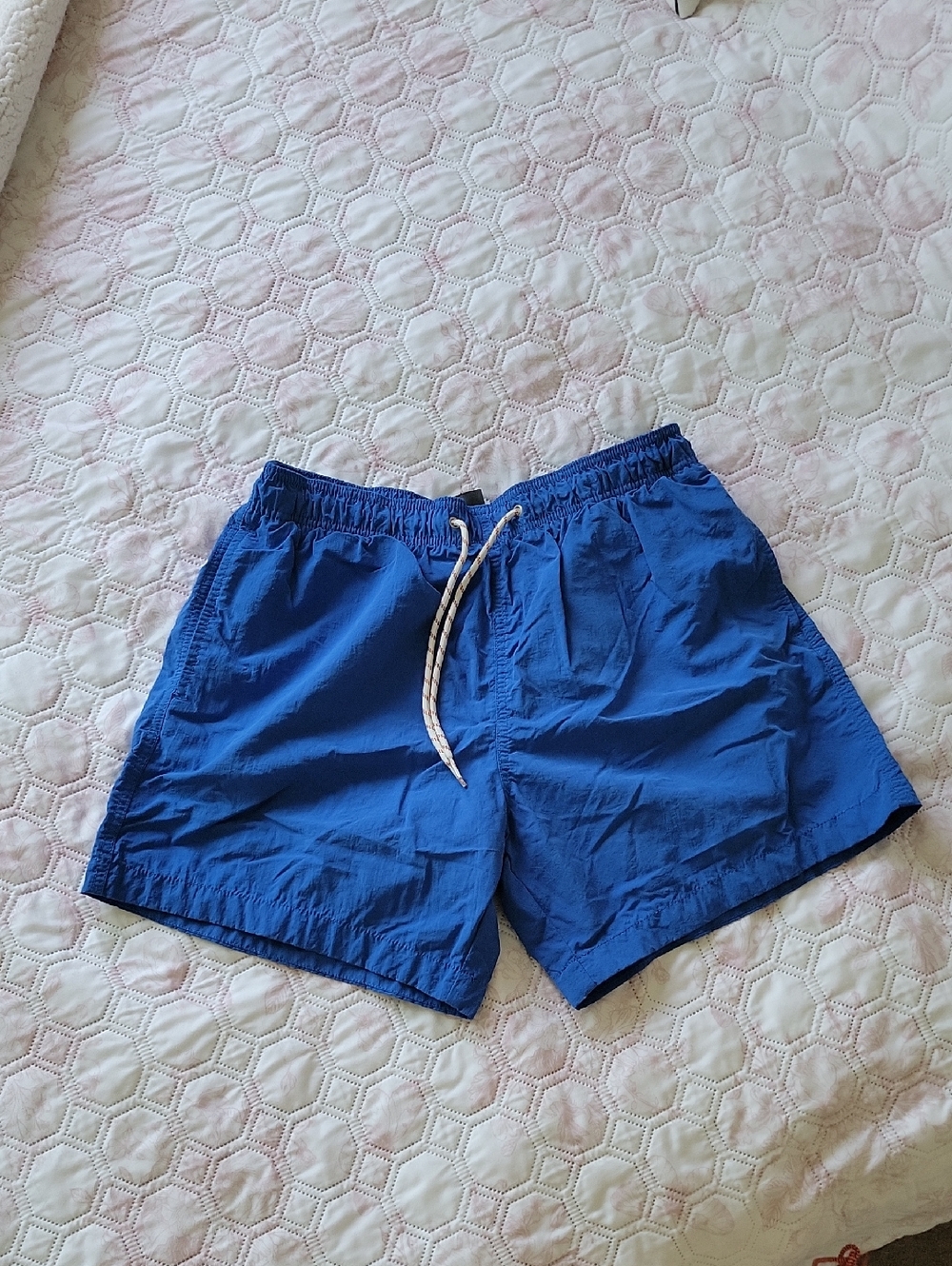 H&M Royal Blue Men’s Swim Trunks with Drawstring